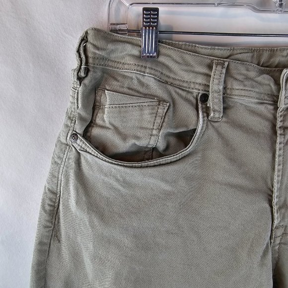 Buffalo David Bitton Jeans Mens 34x34 Beige Lucas-X ST Relaxed Straight Stretch - Picture 4 of 9